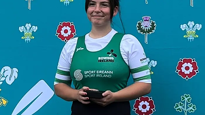 Last year Sadhbh competed in the Home International Regatta in Strathclyde, Scotland where she won two gold medals in what was her first outing under the Rowing Ireland flag.