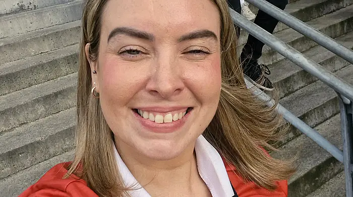 Maura Hurley from Dunmanway cheered Cork on to victory!