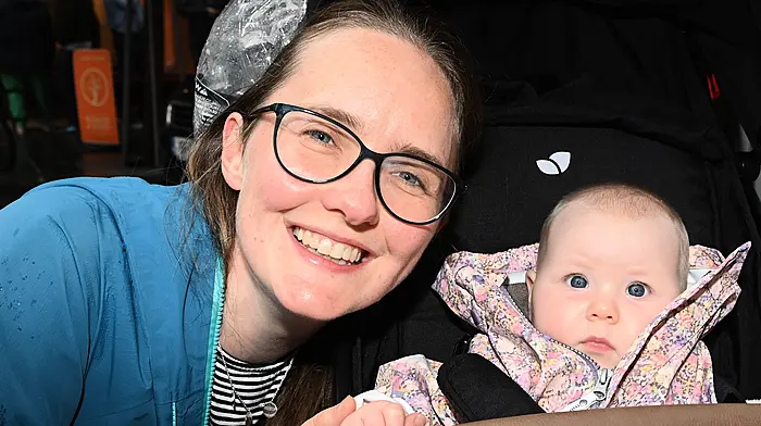 Joanna Spence and her six-month-old daughter Violet Edith from Belfast during a visit to Clonakilty last Friday.  They were on holidays in Leap and during their stay in West Cork, they visited  St Barrahane's Church in Castletownshend where Violet Edith's great-great-grandmother Edith Stevenson played the organ in 1910 during her teaching training placement at the Church of Ireland primary school when she was nineteen-years-old. The well-known author Edith Somerville played the same organ and it appears from stories handed down through the Stevenson family (embellished or otherwise) that on occasions when Ms Somerville was late for service, Edith Stevenson deputised as the organist.  Edith's daughter Maude is now in her 90s. During their visit, the Spence family had a number of photos taken, including Violet Edith's photo alongside the church organ.  (Photo: Martin Walsh)