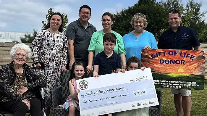 Cheques presented to two charities Image