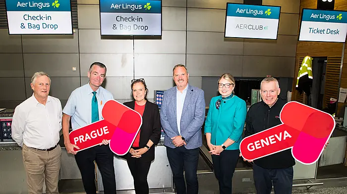 Aer Lingus to fly to Prague and Geneva from Cork Airport this winter Image