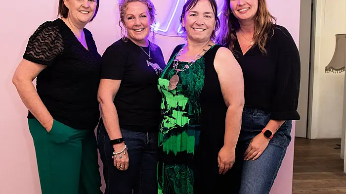 Sandra Maybury, Marie Wiseman, Anna Healy (president) and Anna Groniecka at the Network Ireland West Cork summer party which was held at the Little Island Resort.   (Photo: Kathryn O'Shea)