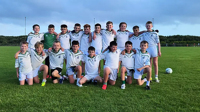 The Ilen Rovers U12 boys had their first league match last Monday evening at Church Cross. Back: Cathal Ronan, Shane Duggan, Jack O'Driscoll, Elliot Sellars, Conor O'Sullivan, Conor Duggan, Fionn Daly, Ferdinand O'Driscoll, Oran Keane and Ian Fitzgerald. Front: Darragh Murphy, Hugo O'Driscoll, Daniel Swanton, Jimmy McDonagh, Seán Duggan, Stephen O'Mahony, Liam O'Neill and Charlie Crowley.