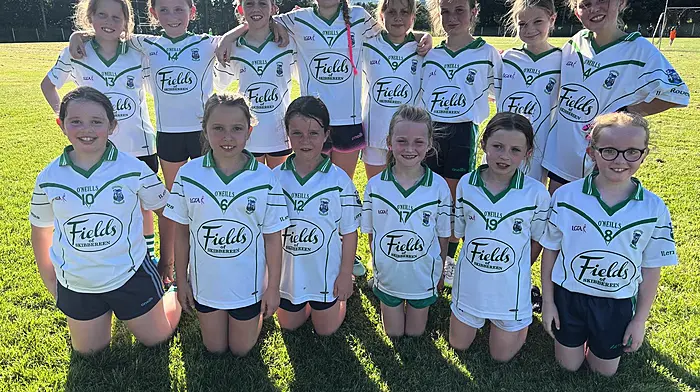 The Ilen Rovers U10 girls who played in a blitz in sunny conditions last Wednesday evening with Clann na nGael and Gabriel Rangers in Drimoleague. Back: Ella Shore, Ella Crowley, Nell McCarthy, Emma Keohane, Anna Bea, Méabh Collins, Orlaith Brennan and Éirinn O’Driscoll. Front: Ina O’Driscoll, Sarah Swanton, Saoirse Hickey, Sadie Kiely, Laura O’Mahony and Keelin Crowley.