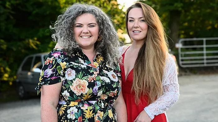 Angela Heenan and singer-songwriter Nella Dwyer from Kinsale at the Gemma Hayes concert in St Catherine’s Cultural Centre during the Kinsale Arts Weekend.     (Photo: John Allen)