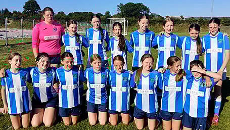 Sullane and Drinagh battling for U14 Schoolgirls Premier title Image