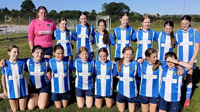 Sullane and Drinagh battling for U14 Schoolgirls Premier title Image
