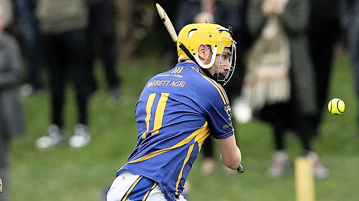 Diarmuid Ó Mathúnas’ first season in the county league has gone better than expected Image