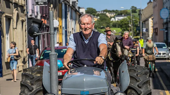 Dermot Collins, Timoleague with his 1967 Ferguson 20 diesel during the Clonakilty Old Time Fair last weekend. (Photo: Gearoid Holland)