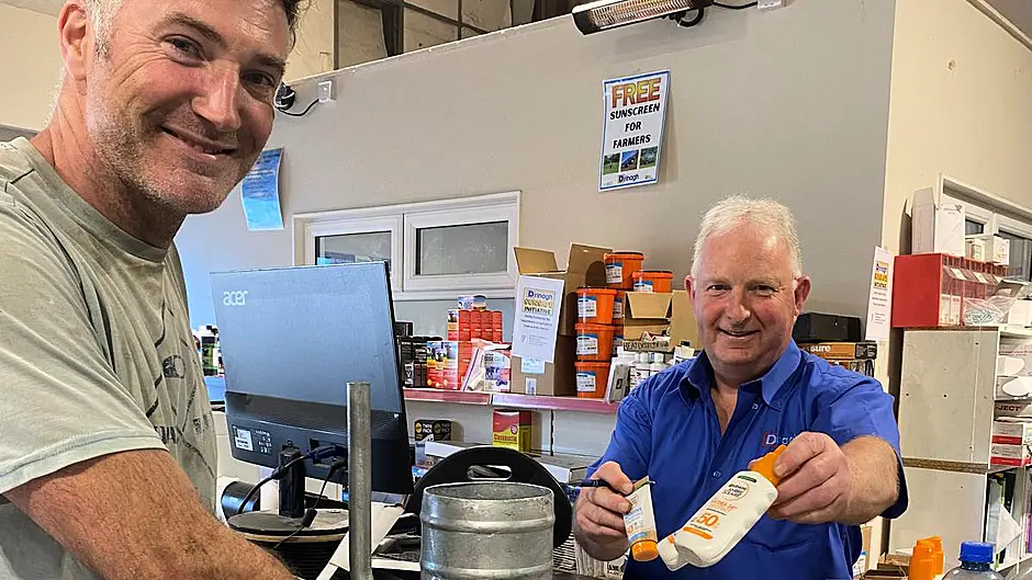 Sunsafe: free sunscreen for Drinagh farm customers Image