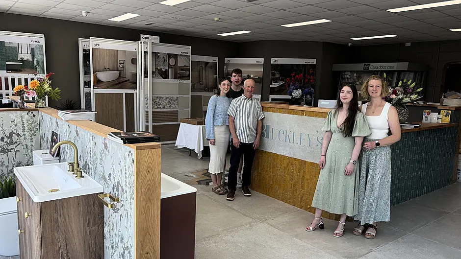 WATCH: Buckley's Tiles & Bathrooms stunning new showroom in Skibbereen Image