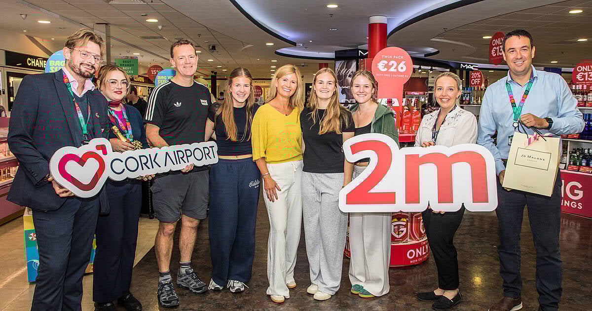 Cork Airport welcomes its two millionth passenger this year as 74,000 expected to fly over the August Bank Holiday weekend