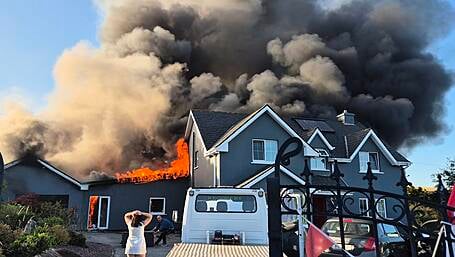 Family thanks neighbours who rebuilt Kinsale home after devastating fire Image