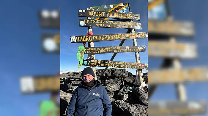 John reaches peak in Africa to raise funds for three charities Image