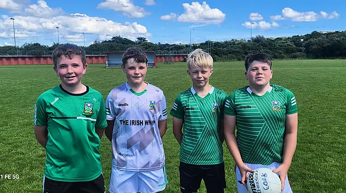 Bunratty’s U12 players Eoin Hurley, Eddie Bennett, Conor Keohane and Rory O’Driscoll attended the Skibbereen regional development U12 squad sessions.  The boys enjoyed the opportunity to improve their talents.