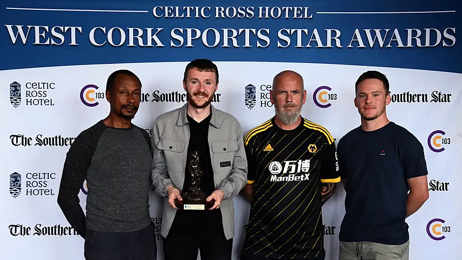 Chris Collins shoots, scores and adds West Cork Sports Star award to his collection of accolades Image