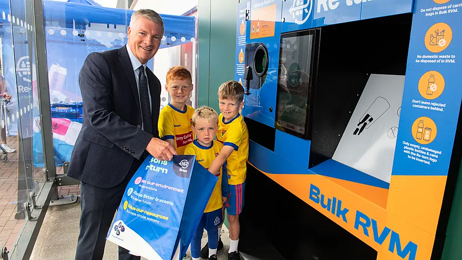 Bulk recycling machine at SuperValu a boost for charities, community Image