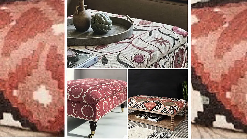 INTERIORS: A footstool focal point Image