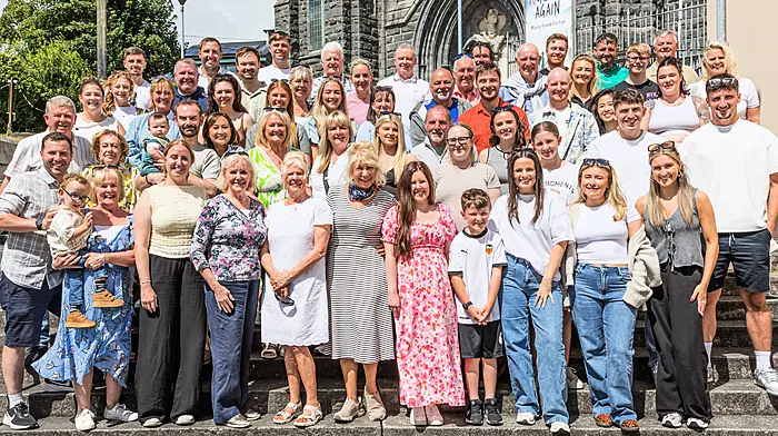 At the Fleming/Casey of Filane gathering in Castletownbere, 52 members of family and friends gathered to celebrate what would have been Cis Casey's 100th birthday.     (Photo: Anne Marie Cronin)