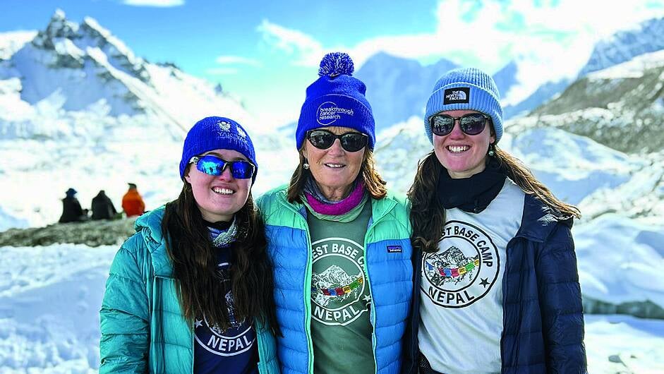 West Cork woman taking on the challenge of iconic Mount Everest with her husbands ashes by her side Image