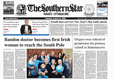 ON THIS DAY IN...2008: Bandon doctor becomes first Irish woman to reach the South Pole Image