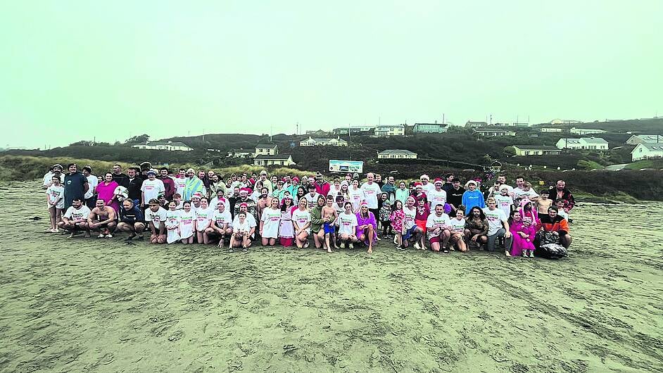 The 25th annual Christmas dip was a huge success Image