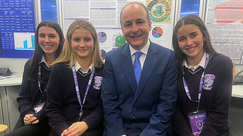 Skibbereen students’ project highlights potential of anaerobic digestors Image