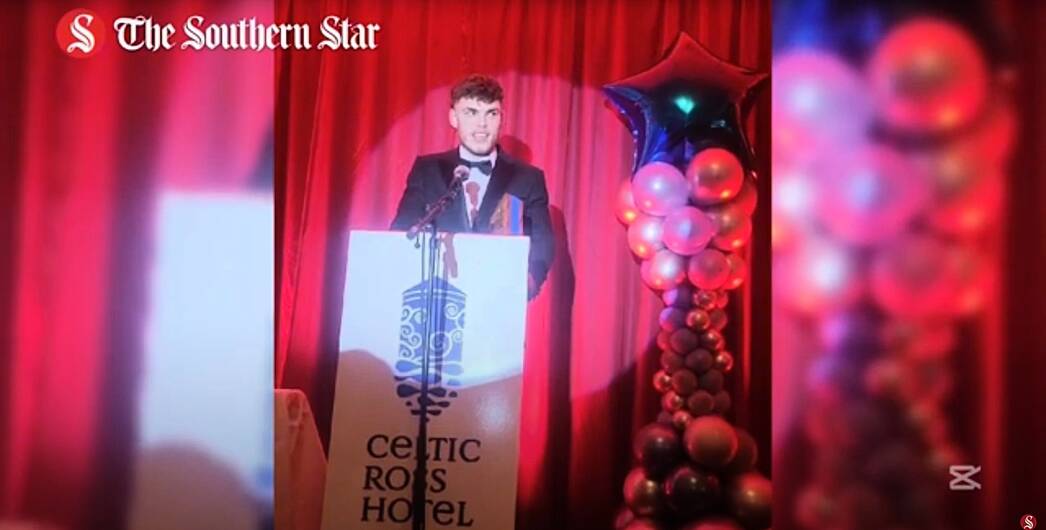 WATCH: Oran Brady was presented with the West Cork Sports Star Paudie Palmer Youth Award for 2024 Image