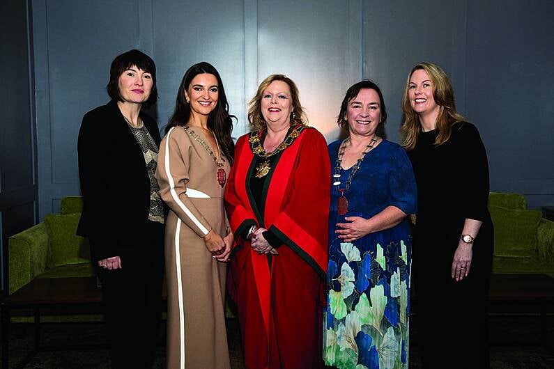 Catherine O'Brien (O'Brien Solicitors), Amy O'Sullivan (Network Ireland national president), mayor of Clonakilty Eileen Sheppard, Anna Healy (Network Ireland West Cork branch president and Niamh Moynihan, keynote speaker at Network Ireland West Cork branch's networking event at the Clonakilty Park Hotel. (Photo: Kathryn O'Shea)