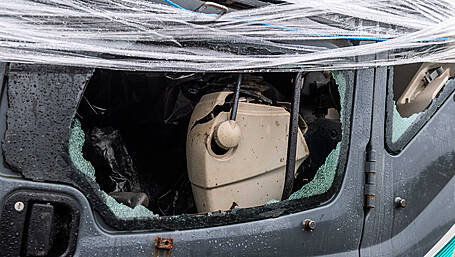 Excavator smashed in Kilcoe Image