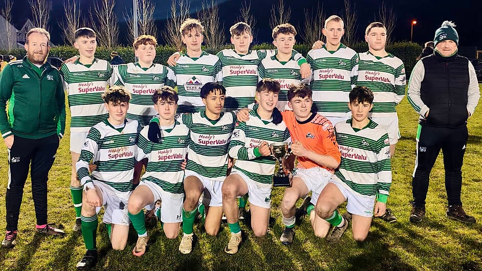 Hero Holland scores and saves in shoot-out as Dunmanway Town U15s secure double Image