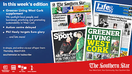 THE SOUTHERN STAR IS IN STORES NOW: Greener Living supplement; Autism centre delayed; Phil Healy targets Euro glory Image