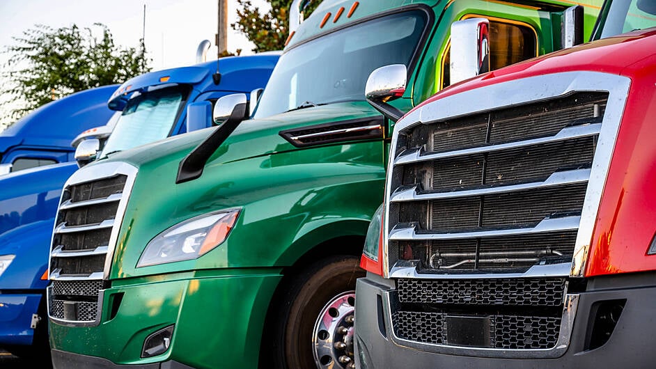 Cars taking truckers’ rest spots in Bandon Image