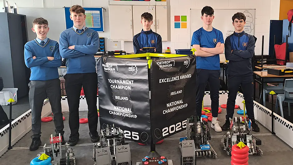 Kinsale TY students Dallas-bound for VEX Robotics competition Image