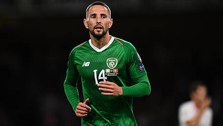 Two assists for Conor Hourihane as Ireland hit Qatar for four Image