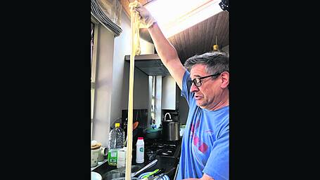 Say cheese! TV man Andrew is milking his lockdown project Image