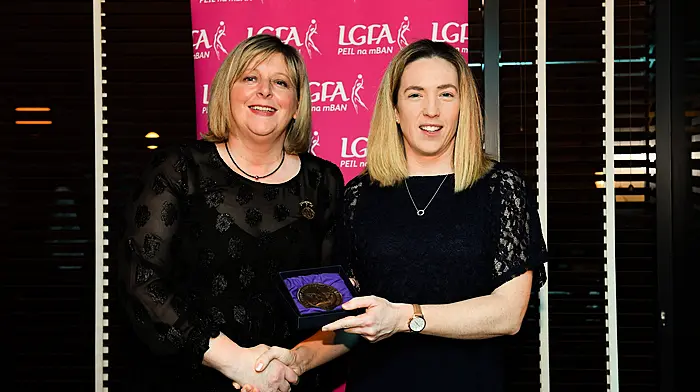 Referee Mairead Dullea encouraging a new generation to walk the line Image