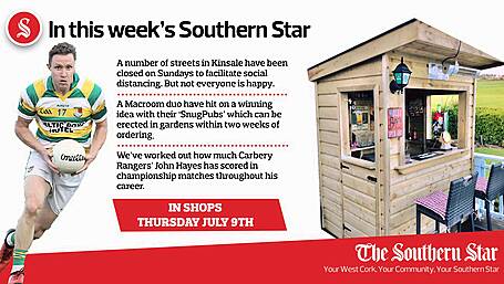 In this week's Southern Star: Mixed reaction to Kinsale closures; Cosy corners in demand; High-scoring John Hayes Image