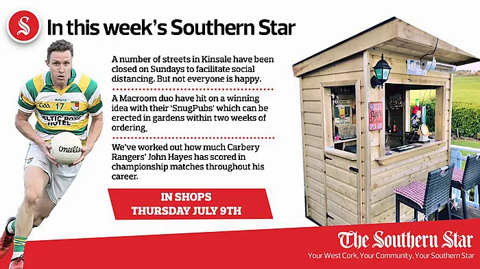 In this week's Southern Star: Mixed reaction to Kinsale closures; Cosy corners in demand; High-scoring John Hayes Image