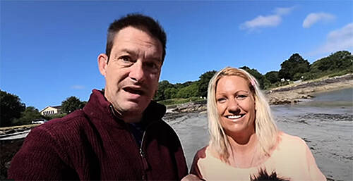 Campervan couple Dan and Mazzy are thrilled with their trip on the Mizen Image