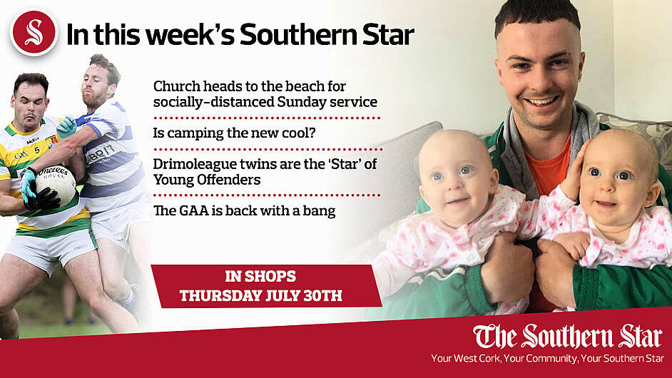 In this week's Southern Star: Is camping the new cool? The GAA is back! Drimoleague twins are the 'Star' of Young Offenders Image