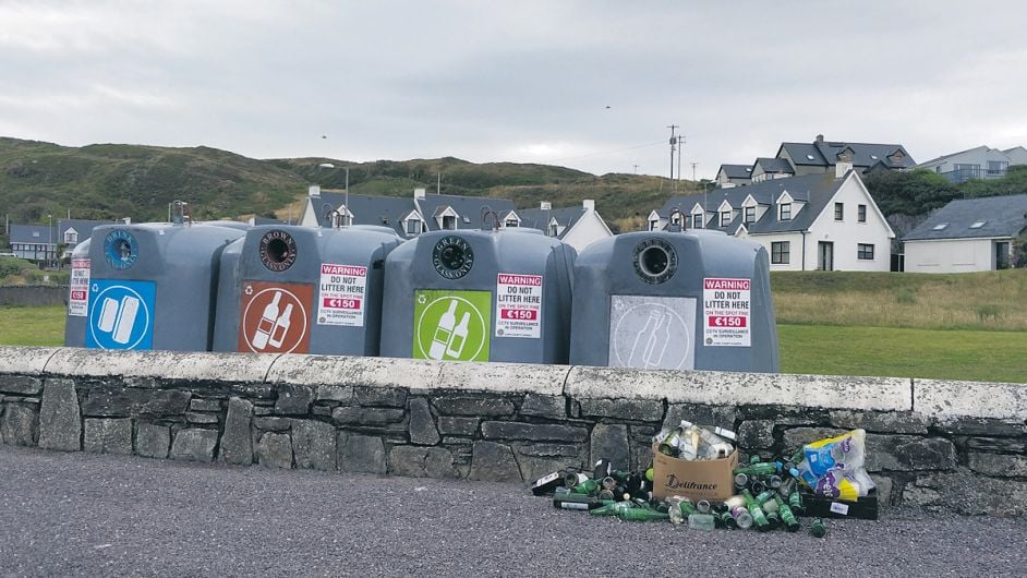 Discarding of empties at Tragumna’s bottle bank angers locals Image