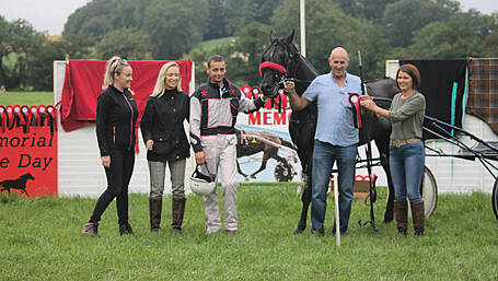 Benny Camden races to victory in The Red John Memorial Pace Image