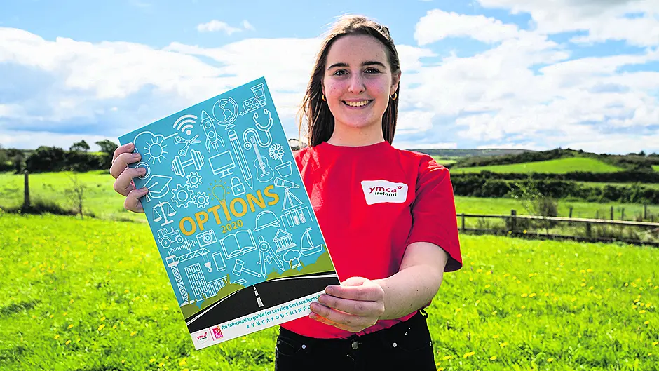 Alicia helps to promote Leaving Cert phoneline Image