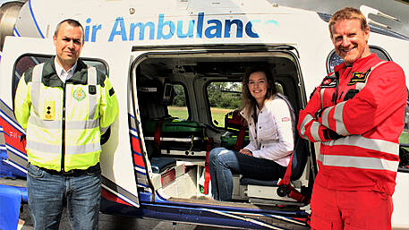 Air Ambulance rescues over 520 people in its first year Image