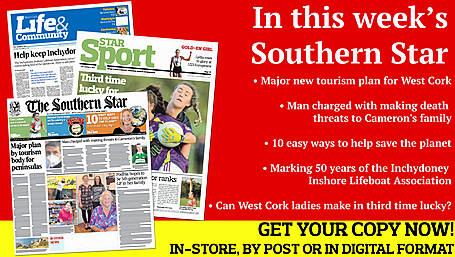 Major new tourism plan for West Cork; Man charged with making death threats; Leaving Cert photo special; 10 easy ways to help save the planet; Can West Cork ladies make in third time lucky; Castlehaven book semi-final place; Marking 50 years of the Inchydoney Inshore Lifeboat Association Image