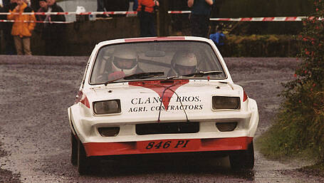 Richie Clancy drove the same car for his entire rallying career! Image