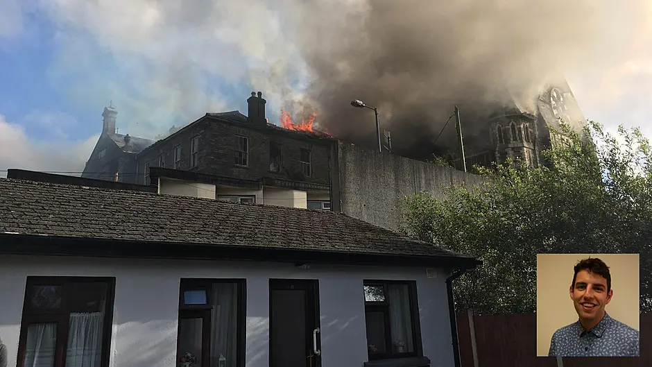 Eye witness praises swift action of crews at Skibb fire Image