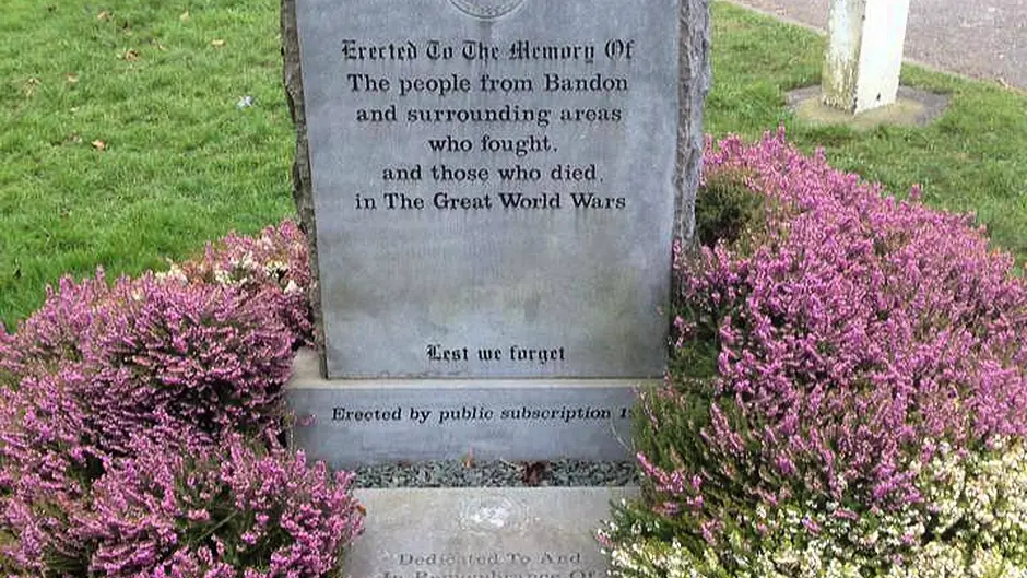 Bandon memorial should include names of all war dead Image
