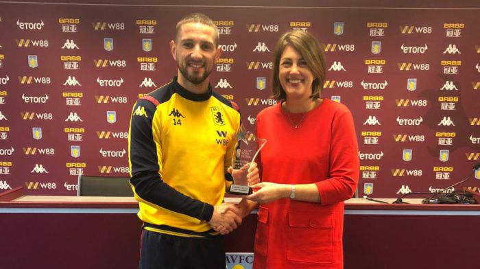 WATCH: Ireland and Villa soccer star Conor Hourihane crowned 2019 West Cork Sports Star of the Year Image